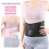 Lumbar Support Belt Ergonomic Back Brace with Aluminum-Black M 5