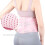 Lumbar Support Belt Ergonomic Back Brace with Aluminum-Black M 6