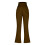 Women's fleece flared pants with pockets,-Dark Grey S 4