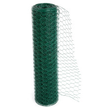 PVC Coated Chicken Wire Mesh Green Fence Garden