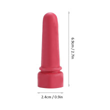 Sauger für die Tierfütterung, hochwertiges, weiches Gummimaterial, Kreuzlochdesign, leicht zu saugen, sicher, kompatibel mit Kälbern und and