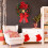 Christmas Tree Blanket with Snowflake Design and Stocking 4