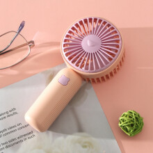 Tragbarer, handlicher USB-Ladeventilator (Pink) HY