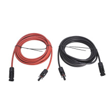 25FT 12AWG Solar Panel Extension Cable Pair, Red and Black Wires for Panels and Batteries