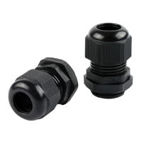 Nylonkabelnippel med klemringdesign, justerbar 6 til 12 mm kontaktnippel for sterk kabelfeste og enkel installasjon