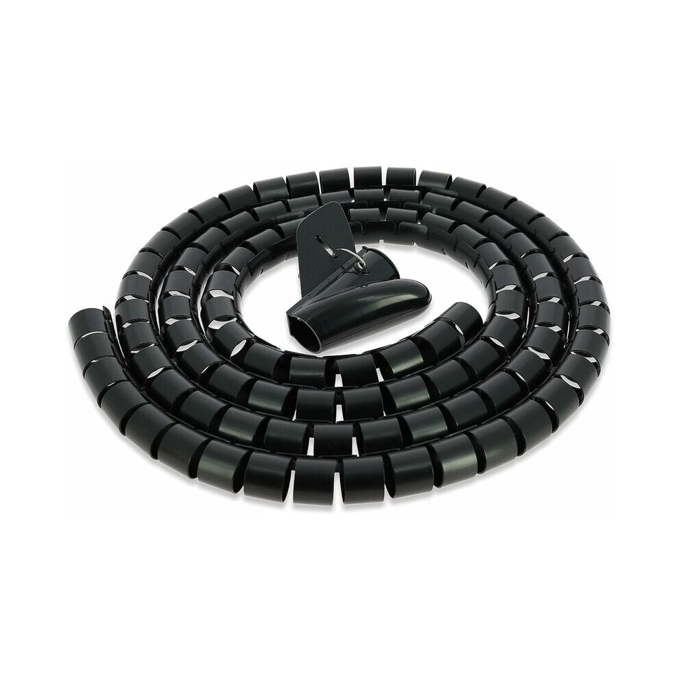 Wire Organizer, Easy Installation Flexible Tubing For Clutter-Free Management, Polyethylene Material Reusability Expandable Cable Sleeve Spi 3545974778120