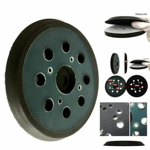 Hook And Loop Replacement Sander Pad, Extra Hard Backing Compatible with Durability And Long Service Life, High-Efficiency With 8 Dust Colle 1