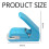 Labor-Saving Stapleless Stapler, Innovative Binding Solution Compatible with Up to 5 Sheets, Recycleable, Compact & Durable Design Compatibl 5