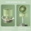 OM008 Desktop Foldable Spray Humidification Mini USB Water Cooling Fan(Mousse Green)HY 7