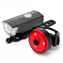 Multifunctional Safety Light USB Rechargeable Waterproof Bicycle Lamp, Easy Install With Ultra-wide Angle Irradiation For Maximum Visibility