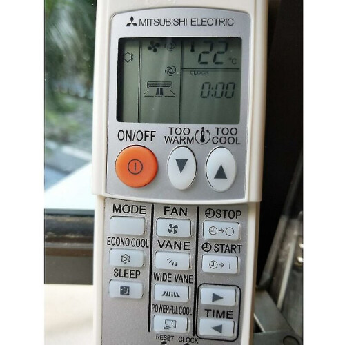 Συμβατό τηλεχειριστήριο κλιματιστικού για Mitsubishi, Universal Item με μπαταρία που 2