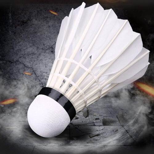High Strength Feather Shuttlecocks, Lightweight For Beginner And Amateur Training, Multi-Purpose, Stability, Aerodynamic Performance, 12Pcs 2