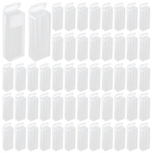 100 Stück Mikroskop-Objektträgerbox Aus Kunststoff, Rechteckig, für 5 Objektträger, mit Deckel, für Labor und Unterricht im Bereich Biologie