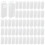 100Pcs Microscope Slide Storage Box Plastic Rectangle Blood Slide Holder for 5 Slides with Lid for Lab Classroom Biology 1
