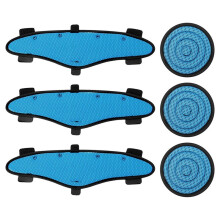 Conjunto de 6 Peças de Faixa de Suor e Almofada Superior para Capacete de Segurança, Forro Refrescante Lavável para Capacetes de Segurança
