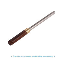 Lime à Frettes de Guitare en Métal avec 3 Bords de Tailles Différentes, Manche en Bois, Outil de Réparation et D'Entretien pour Guitare, Outil de