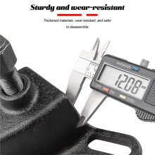Car Front Hub Installer Puller Tool, Carbon Steel for 3-3/4'' to 4-1/2'', Automotive Front Wheel Removal Accessories
