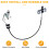 4915034100 Front Parking Brake Cable for  Korando C 7