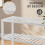 KEPLIN 5 Tier Natural Bamboo Shoe Rack Easy Assembly, White 6