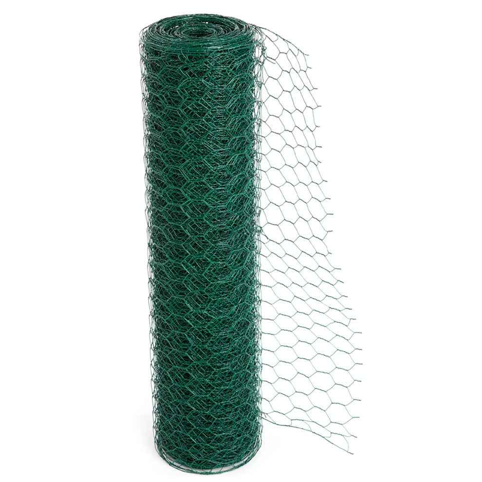 Actiaspet Pvc Coated Chicken Wire 50Mm X 120Cm X 50M Green