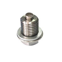 Magnetic Oil Drain Plug M14 x 1.5 Silver Neo Magnet Bolt for Car Motorcycle Metal Debris Capture