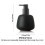 Refillable Ceramic Soap Dispenser with Rustproof Pump and Anti Slip Base for Bathroom and Kitchen 2