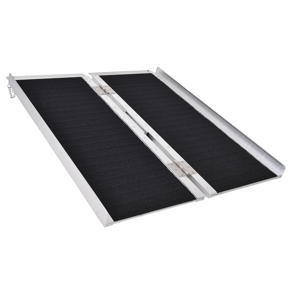 Foldable Aluminum Wheelchair Ramp 3ft, NonâSlip Surface, 600lbs Capacity, Lightweight Mobility Scooter Access