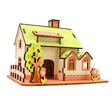 3D Wooden Puzzle for Adults and Kids, Educational DIY LaserCut Wooden Model Kit for Home Decor