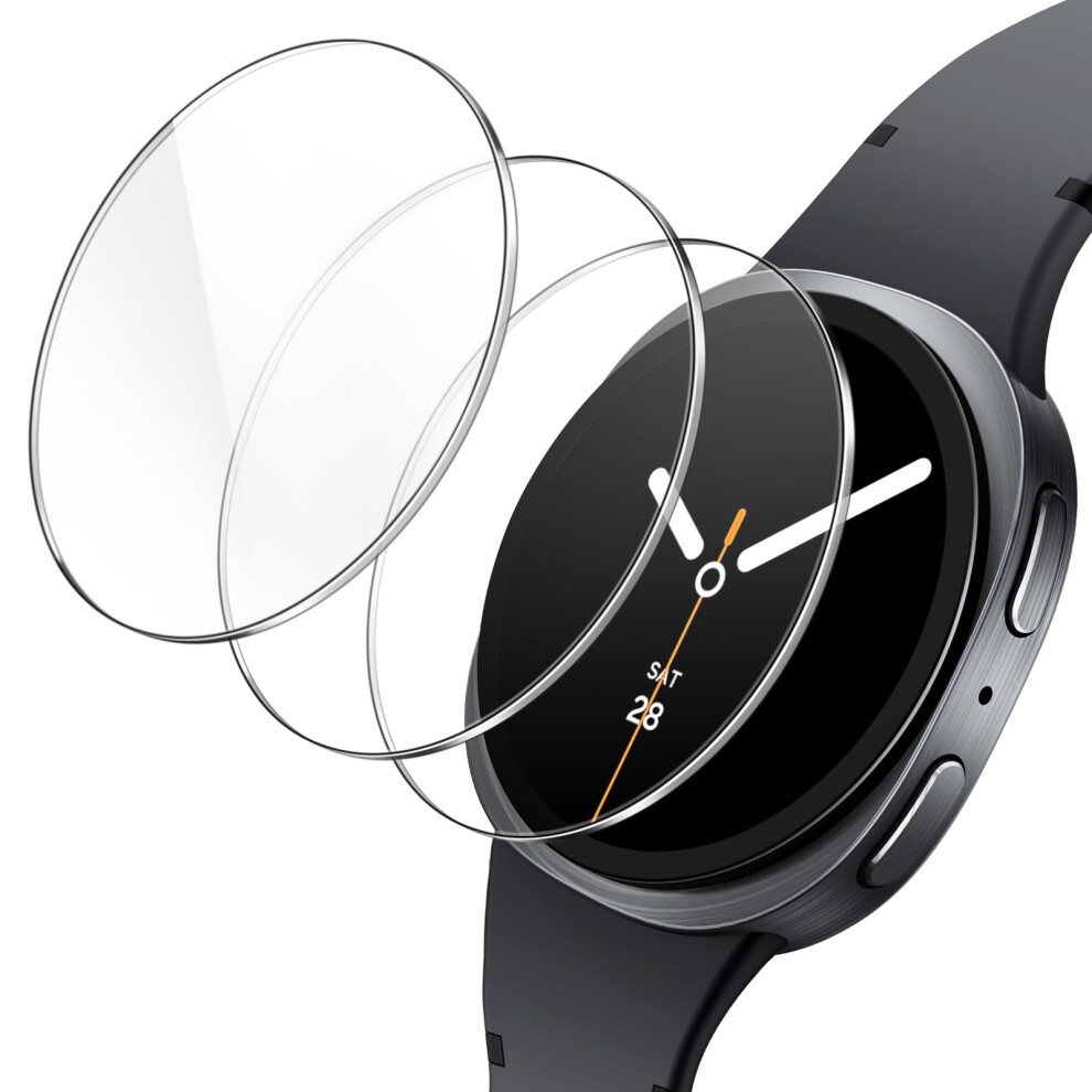 Screen Protector For Samsung Galaxy Watch 8 40Mm, 9H Tempered Glass With Hd Clarity, Antifingerprint, 3 Pack 9330225211310