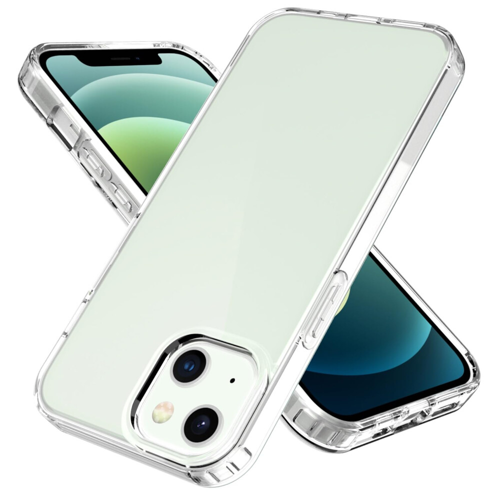 Clear Case For Iphone 13 Military Grade Shockproof Non Yellowing Slim Tpu Protective Cover 9330225211334