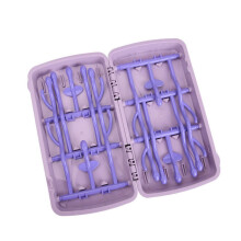 Baby Bottle Drying Rack Violet Color SpaceSaving Fast Air Drying Easy to Clean for Travel