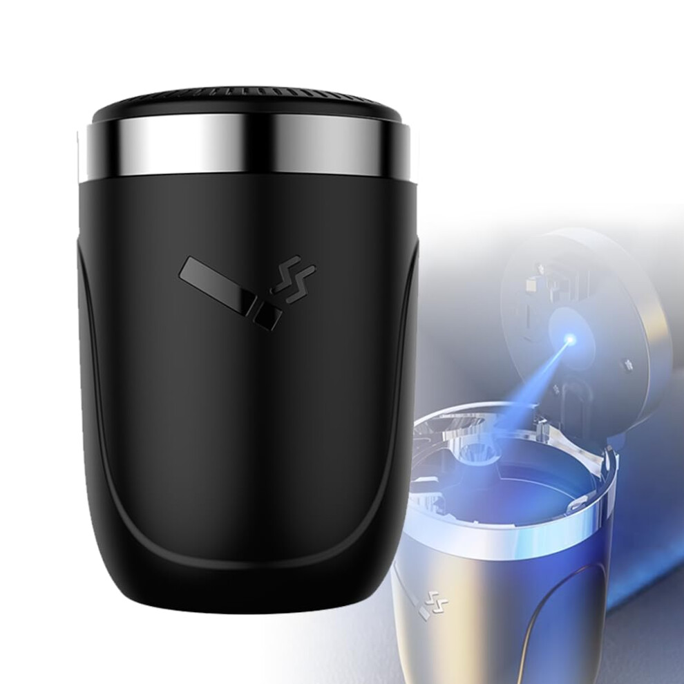 Stainless Steel Car Ashtray With Lid And Led For Mercedes Benz G Class, Smokeless Odorsealed Cup Holder Fit Light 9771547743040