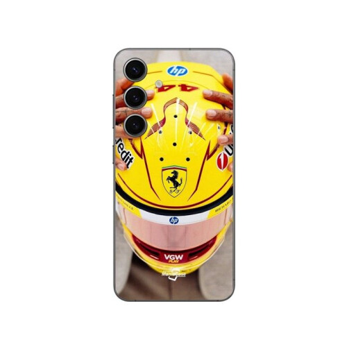 Ferrari Capa de telefone - Ferrari - Hamilton 44 - Flexível - Silicone - Samsung Galaxy S24 Plus