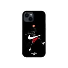 Telefoonhoes - Nike - Iphone 13 - Flexibel - Siliconen - Zwart Jordan-logo