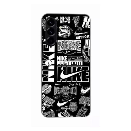 Nike Cover - Nike - Galaxy A26 - Silicone - Nero - Graffiti Nero e bianco