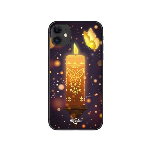 Disney Capa de telefone - Disney - Iphone 11 - Flexível - Silicone - Encanto vela mágica