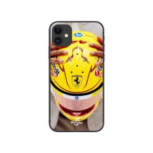 Coque per telefono - Ferrari - Iphone 12 - Flessibile - Silicone - Hamilton 44