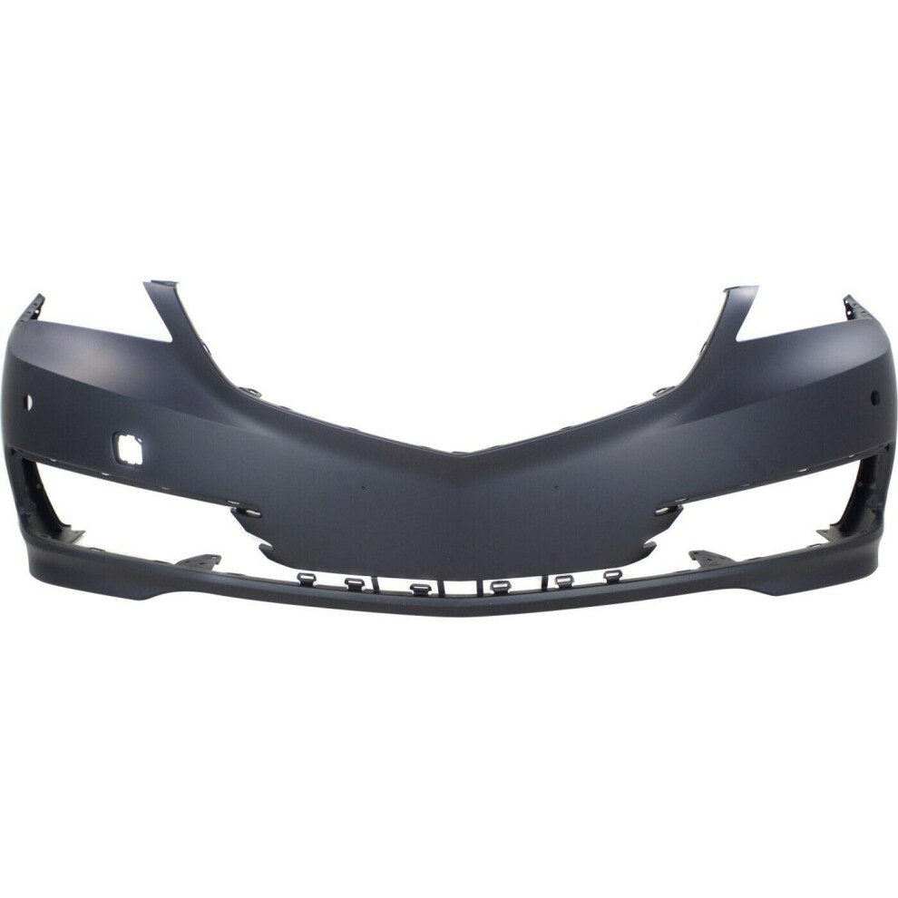 Front Bumper Cover For Acura Tlx 20152017 Primed Paintready Directfit Replacement Without Washer Holes 9771547743118