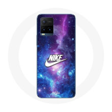 Coque - Nike - Y21s 2021 / Y21 2021 - Zacht - Witte Logo - Kleurrijke Ruimte