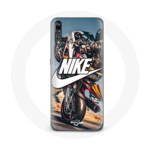 Coque - Nike - P20 Pro - Flexibel - Wit - Motorwiel