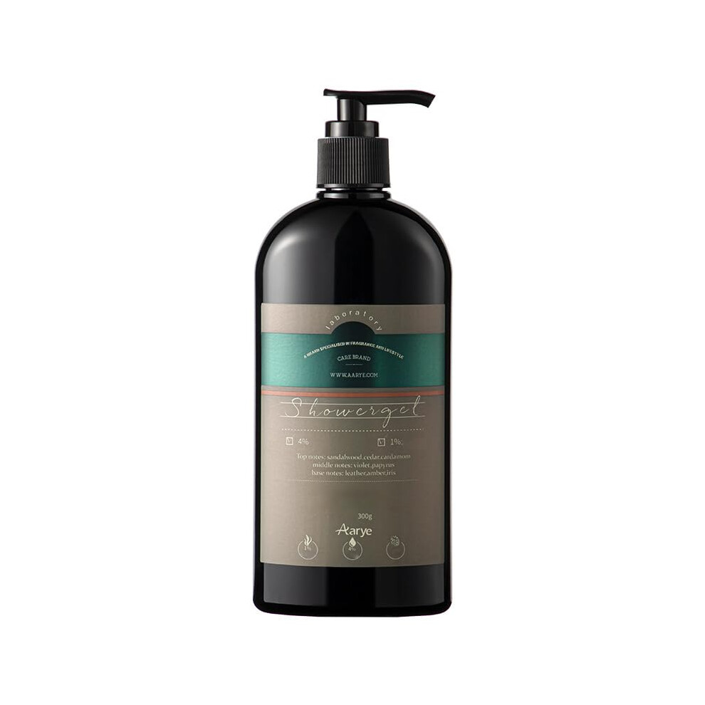 Perfumed Shower Gel 300g Cedar Scent, 2 in 1 Moisturizing Body Wash with LongLasting Fragrance
