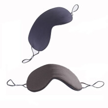 2 Pack DoubleSided Warm Cool Sleep Eye Mask, Adjustable Strap Blackout Eye Mask for Sleeping, Dark Grey/Business Grey