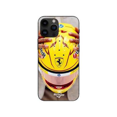 Ferrari Capa de telefone - Ferrari - Iphone 12 Pro - Flexível - Silicone - Hamilton 44
