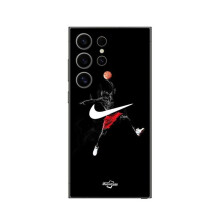 Telefoonhoesje - Nike - Samsung Galaxy S24 Ultra - Flexibel - Siliconen - Jordan-logo