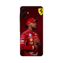 Custodia per telefono - Ferrari - Galaxy A06 - Silicone - Morbido - Nero