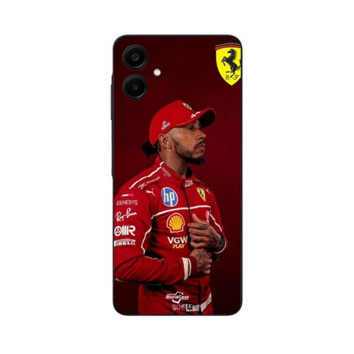 Ferrari Capa de telefone - Ferrari - Galaxy A06 - Silicone - Flexível - Preto