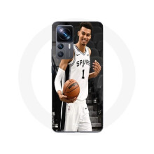 Coque - Xiaomi - 12T Pro - San Antonio Spurs - Flexible - Negro