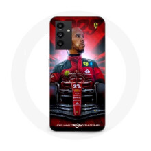 Coque - Ferrari - Lewis Hamilton - Samsung Galaxy A34 5G - Rosso - Morbido - Sportivo