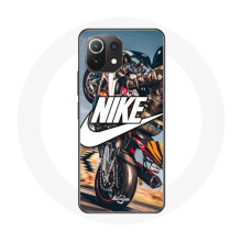 Coque - Nike - Mi 11 Lite - Soepel - Wit - Motorwiel