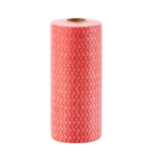 Kitchen Dishcloth Red NonWoven Reusable Cleaning Cloth Soft Lint Washable for Dishes